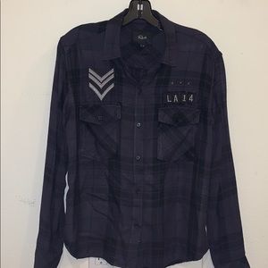 Black and Blue Flannel